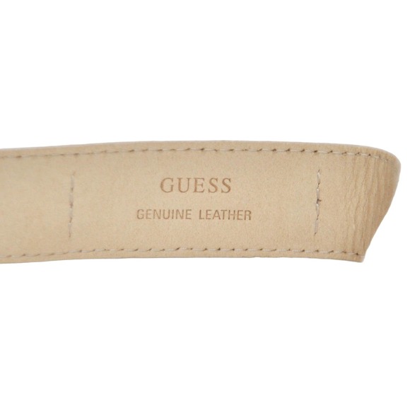 Guess Women\'s Crystals Rectangular Analog Watch White Leather Band W10257L1 Nwt main image 5